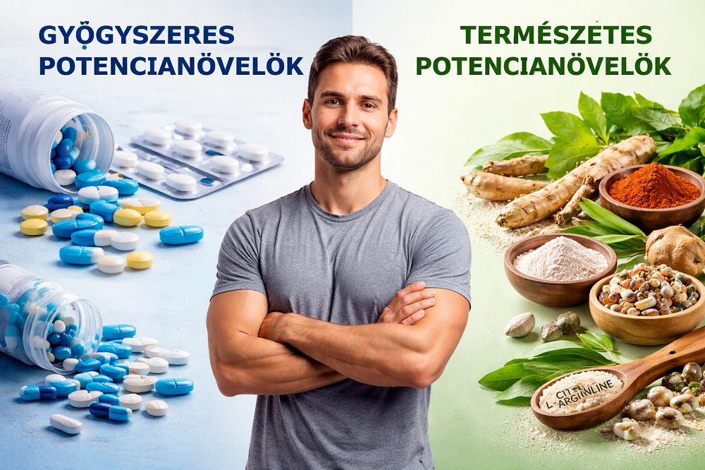 gyógyszeres és természetes potencianövelők összehasonlítása 2026